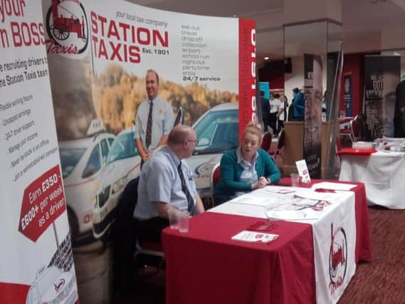 Station Taxis are among the exhibitors today