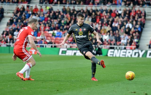 Paddy McNair in action against Middlesbrough.