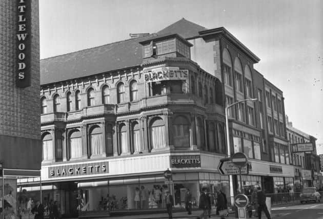 Blacketts store in 1972.