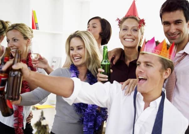 A Generic Photo of co-workers celebrating at a Christmas party. See PA Feature HEALTH Indulgence. Picture credit should read: PA Photo/thinkstockphotos. WARNING: This picture must only be used to accompany PA Feature HEALTH Indulgence. / office party