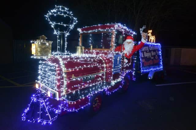 Santa Claus and Puffing Billy are ready to visit towns and villages.