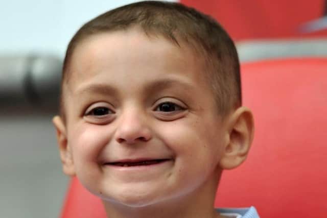 Bradley died in July after a brave battle with neuroblastoma.