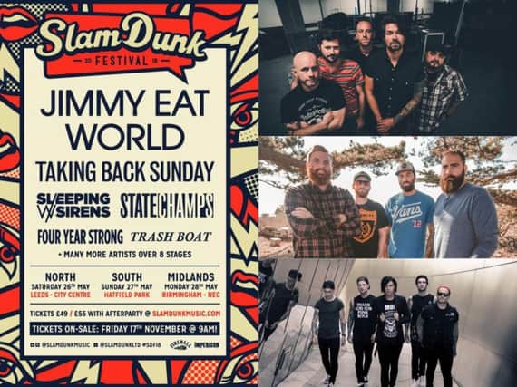 The first line-up announcement for Slam Dunk 2018 was made today.
