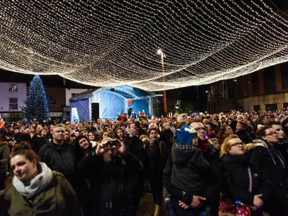The Keel Square switch-on will take place next week.