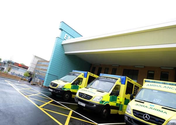 Sunderland Royal Hospital Emergency Department.