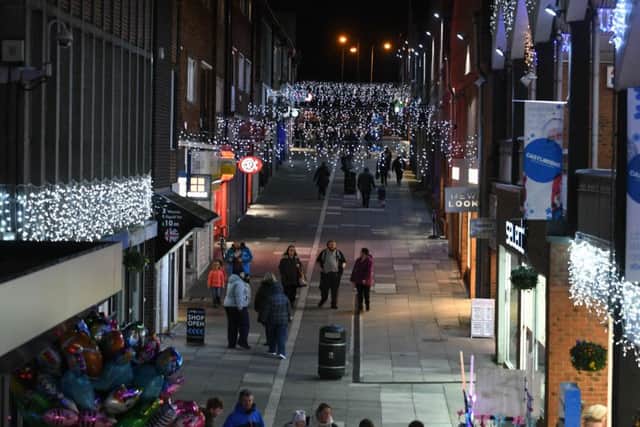 Peterlee Christmas Lights switch on in Castle Dene Shopping Centre, last night