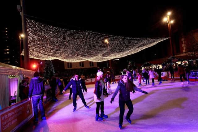 Last year's ice rink in Keel Square. Picture: DAVID WOOD
