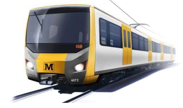 Artist's impression of how new Metro rolling stock might look