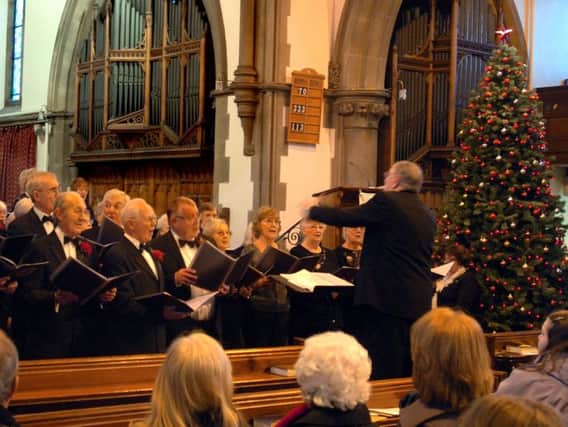A carol concert helps get you in the Christmas spirit.