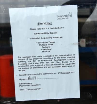 Seaburn Centre demolition plans
