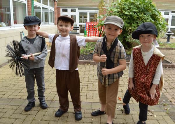 Young chimney sweeps.