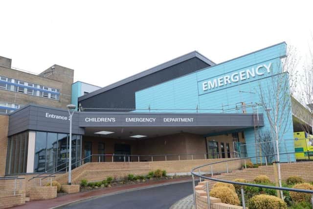 Sunderland Royal Hospital's new emergency department.