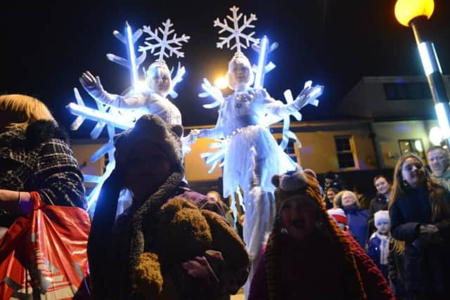Seaham Christmas lights switch on.