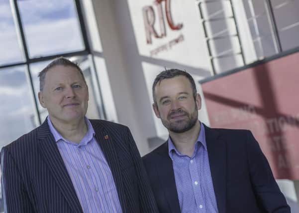 Andrew Buckley, of RTC North, and the North East LEP's Colin Bell