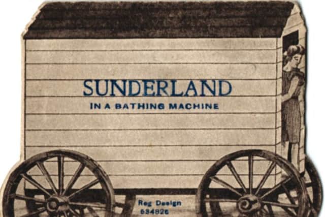 A bathing machine which protected the modesty of Wearside women.