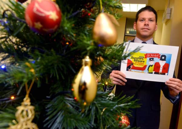 Police launch Operation Sleigh ahead of Christmas. Detective chief inspector Lee Gosling