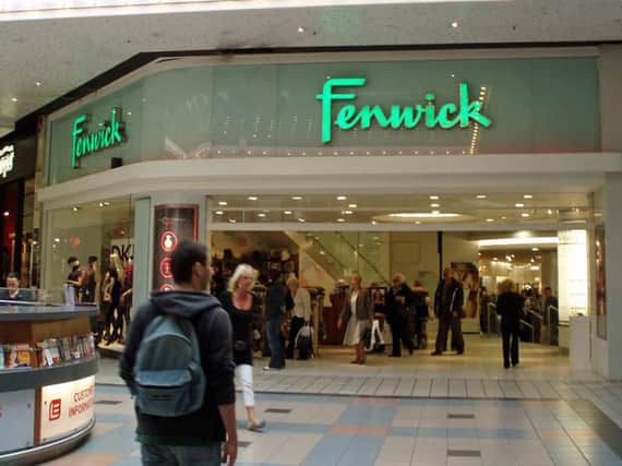 A man was arrested at the Fenwick store in Newcastle.