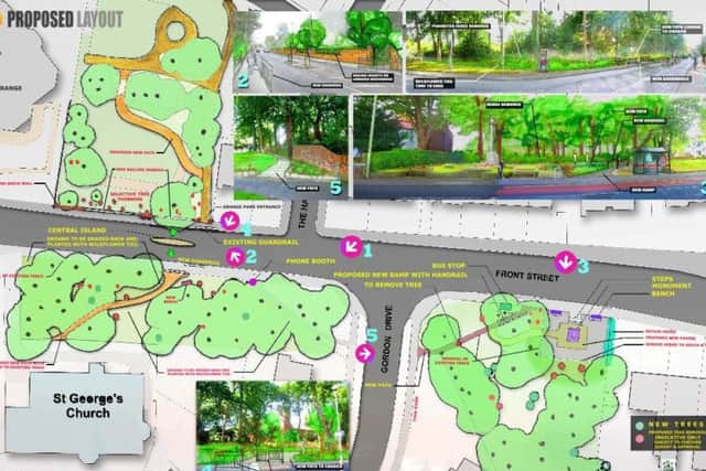 The proposed changes to the heart of East Boldon