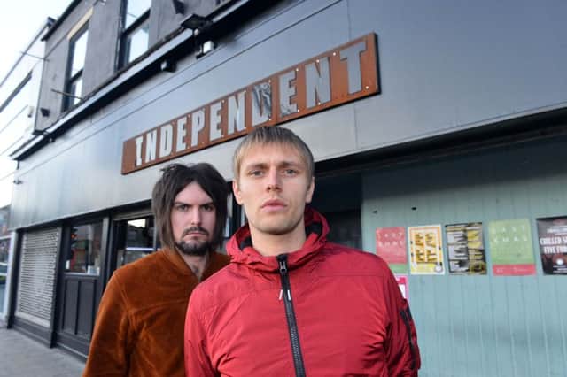 Social Room to play at Independent.
From left Adam Potts and Matty Smith