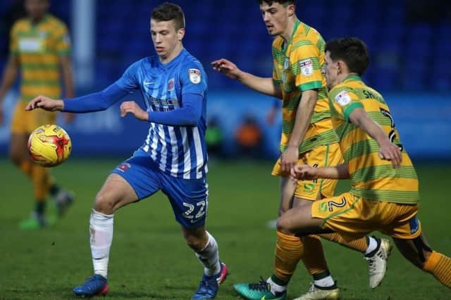 Andrew Nelson had a spell on loan at Hartlepool
