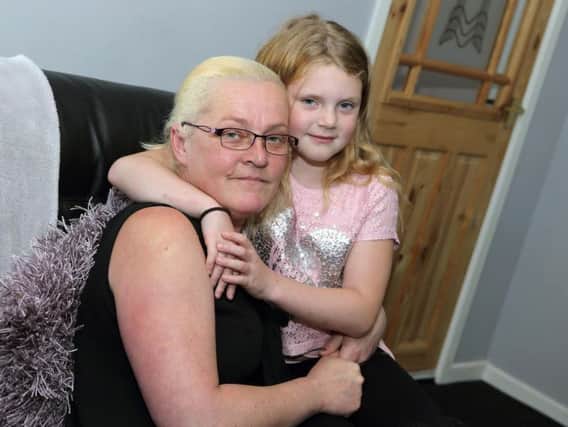 Lynn Burrows and her daughter Jorja were helped by the Durham Fuel Bank earlier this year.