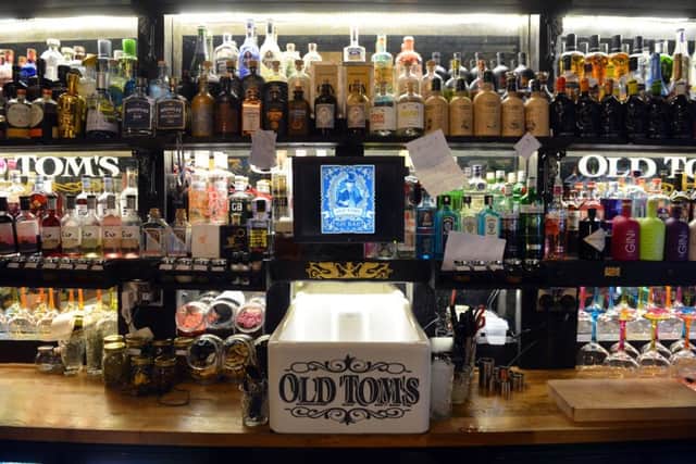 Old Toms Gin Bar, Riverwalk Durham.
