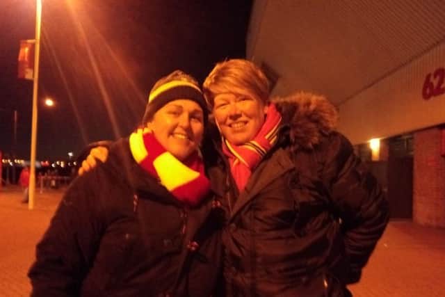 Kelly Pratt, 37, and wife Vicky Pratt, 35, who are both season ticket holders from Hendon, were thrilled.