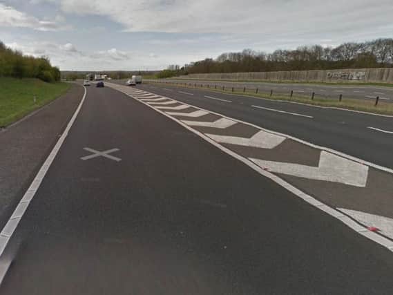 The incident took place on the A1(M). Image by Google Maps.