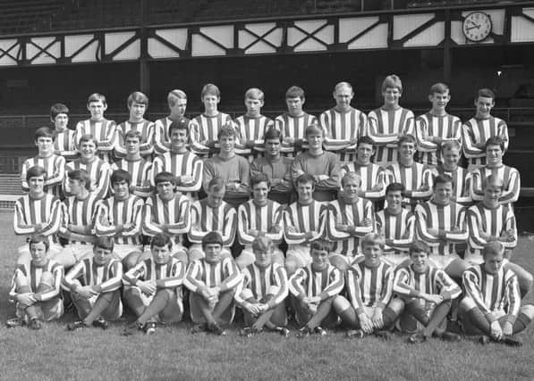 The Sunderland team in 1968 featuring Charlie Hurley among the stars.