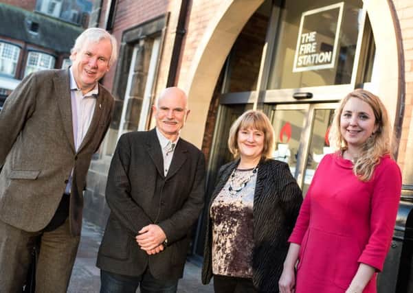 From left, Paul Callaghan of the MAC Trust, Jim Beirne, chief executive of Live Theatre, Helen Green, director of the Fire Station and Nancy Doyle-Hall, executive director of The Virgin Money Foundation.