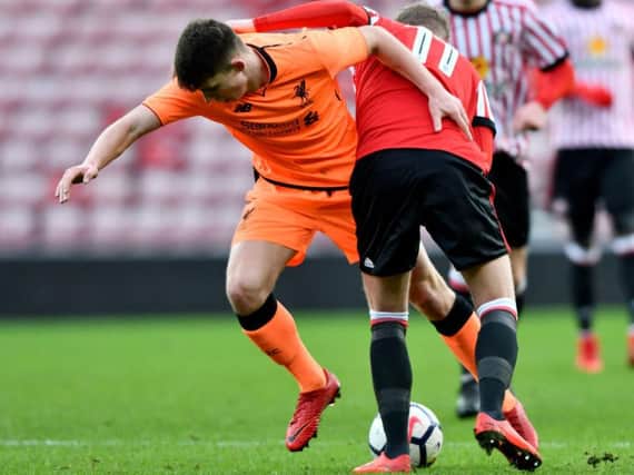 Woodburn in action at the Stadium of Light