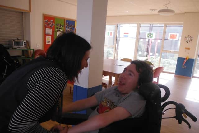 A young person enjoying time at Grace House respite centre.