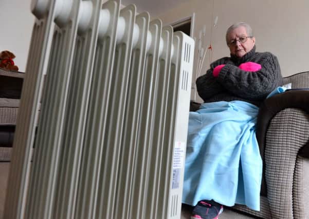 Hadleigh Court resident Enid Pitchard has no heating in her home