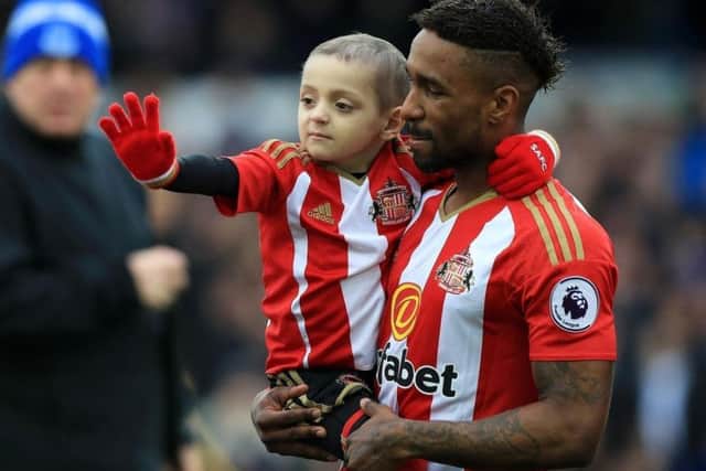 Bradley Lowery touched the hearts of football fans across the globe and became best friends with former Sunderland striker  Jermain Defoe.