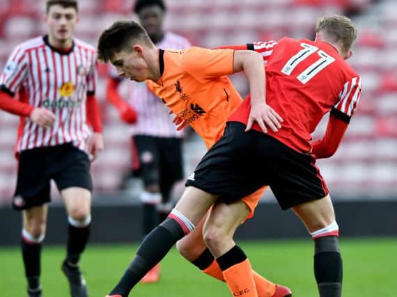 Woodburn in action at the Stadium of Light