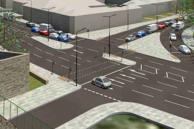 How the junction of North Bridge Street and Dame Dorothy Street could look if the Northern Gateway plan is approved.