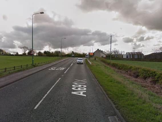 The incident happened on the A691Lanchester Road, Durham. Image copyright Google Maps.