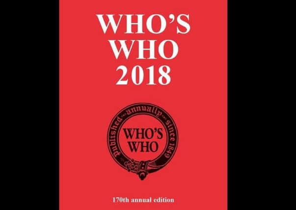 The front cover of the new edition of Who's Who.