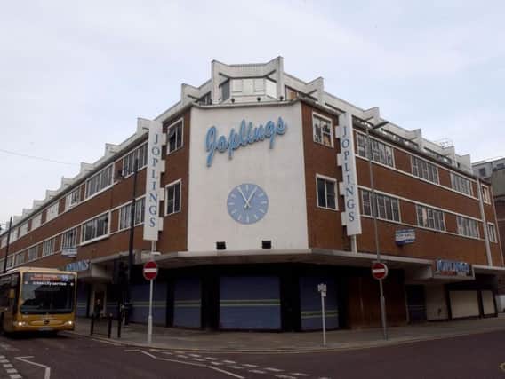 The Joplings building in John Street, Sunderland, has been empty for nearly seven years.