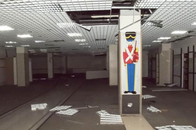 An interior shot of the former Joplings department store, before work began on transforming it into student flats. Pic: 5 Star PR Marketing.