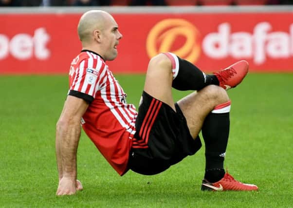 Groin injury victim Darron Gibson. Picture by Frank Reid