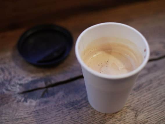 Disposable coffee cups are facing a 25p levy. Picture by PA