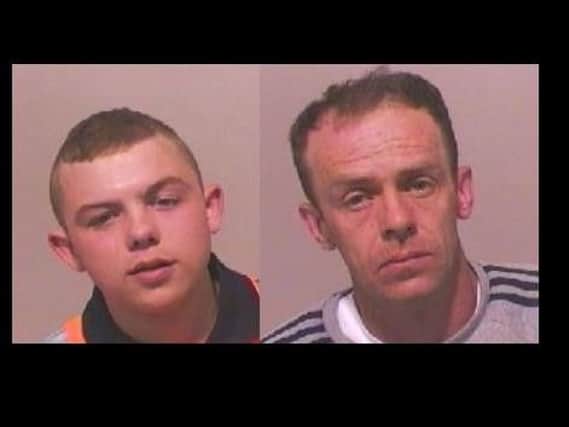 Liam Carr, left, and Gareth Bainbridge have been jailed.