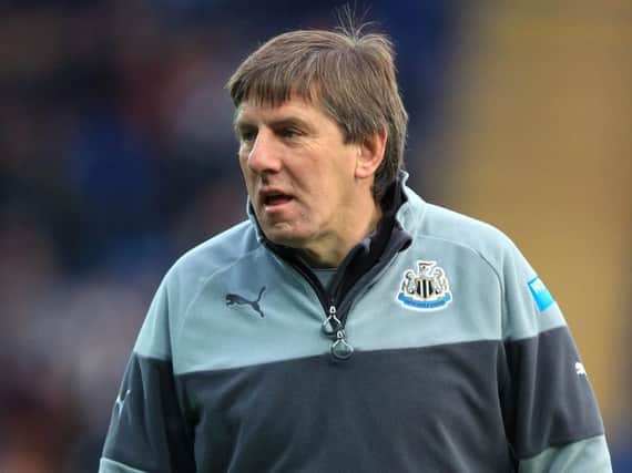 Newcastle United coach Peter Beardsley.