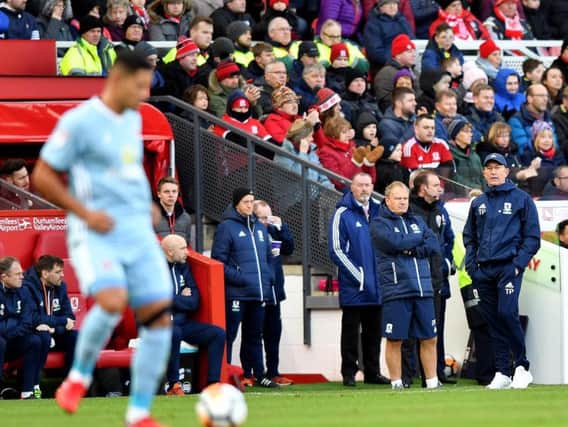 Sunderland were beaten 2-0 by Middlesbrough in the FA Cup third round.