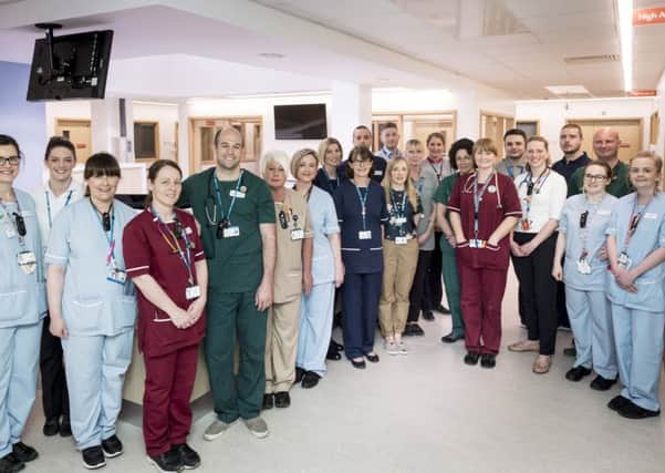 Members of the emergency department team at City Hospitals Sunderland NHS Foundation Trust.