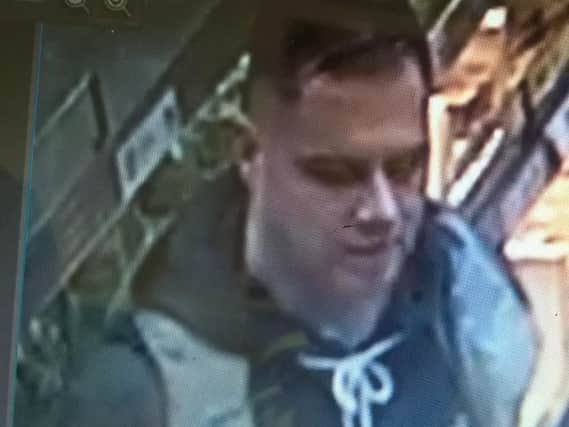 Officers investigating the incident have released this image of a man they would like to trace.