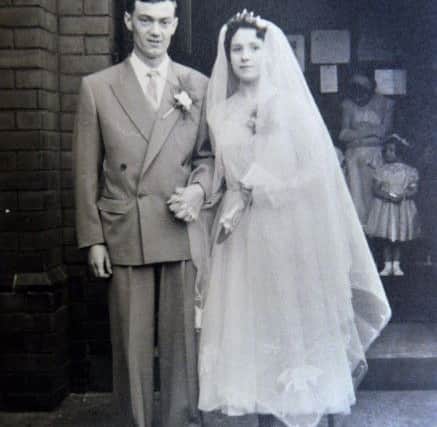 June and Ted Parkinson diamond wedding anniversay
