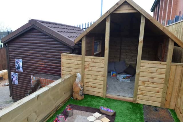 A lovely new play house.