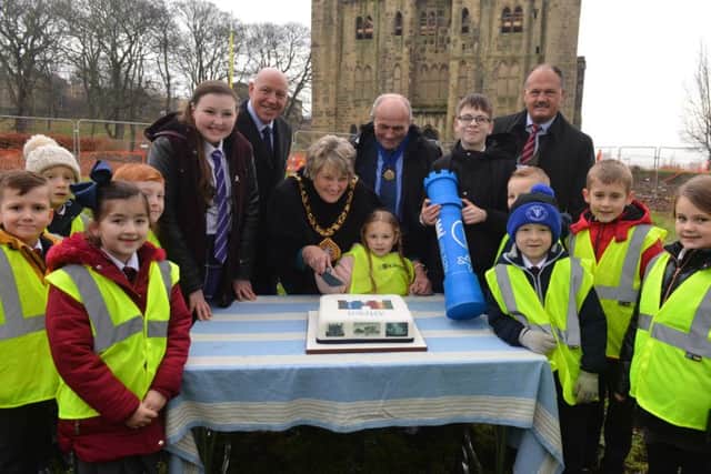 Hylton Castle time capsule from school children and local community.